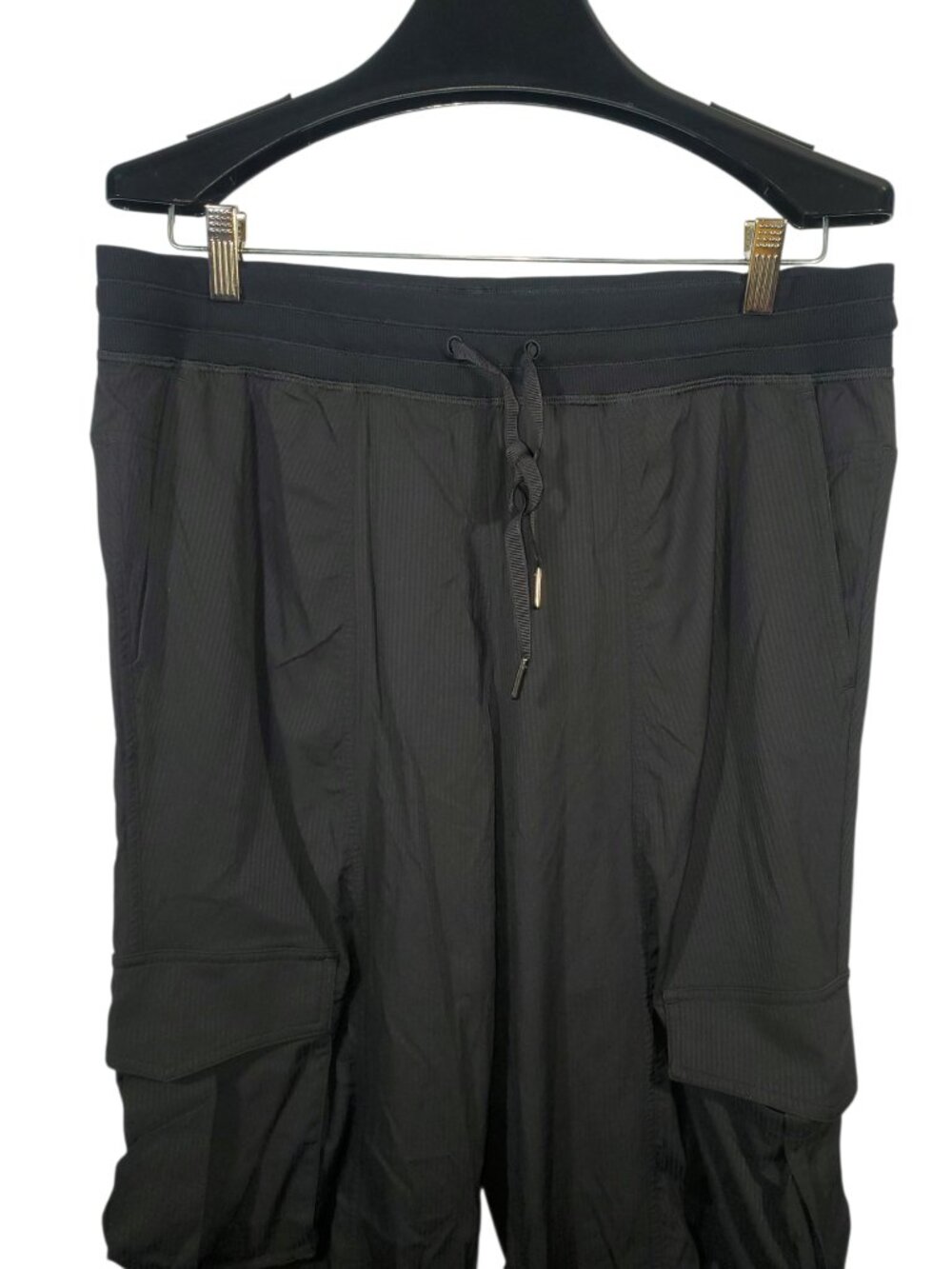 Lululemon Dance Studio Relaxed-Fit Mid-Rise Cargo Jogger Pants Women's L Black - Picture 3 of 7